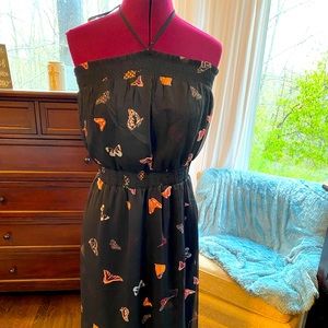 Jessica Simpson Butterfly Halter Dress Size M